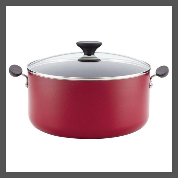 Farberware -  Stockpot Cookware Set 10QT Red Wide Sto Red - Picture 1 of 6